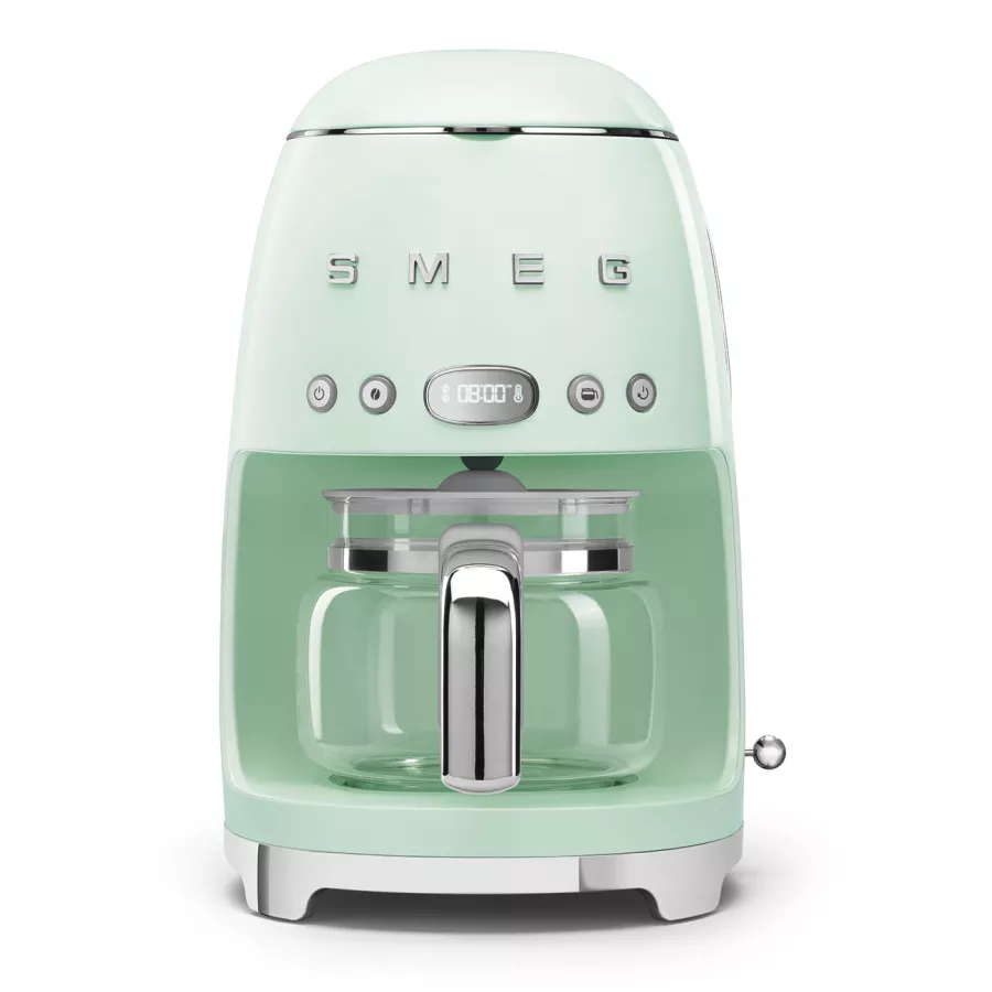 Smeg Drip Coffee Machine 50's Style Pastel green