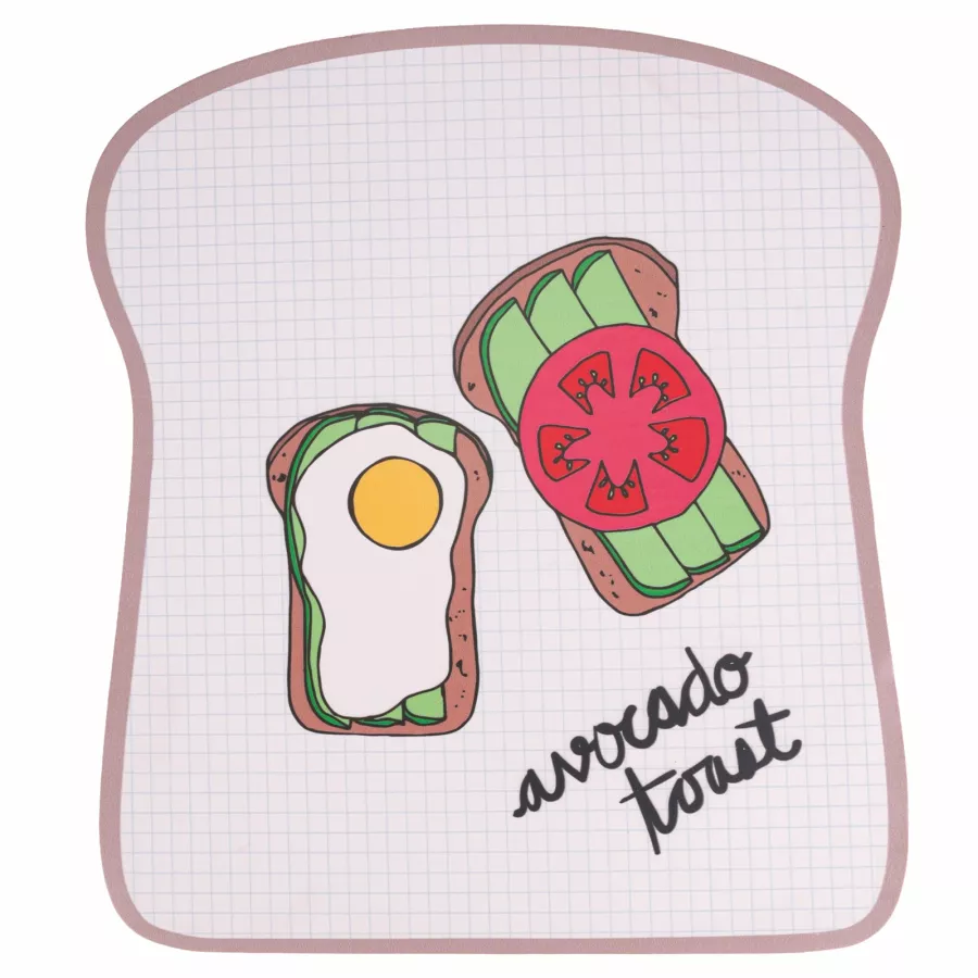 Avocado toast Placemat Villa d'Este Back To School Pvc