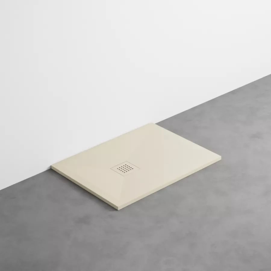 Cielo Venticinque Odwracalny Brodzik Prysznicowy – Krem Mat 70 x 90 cm