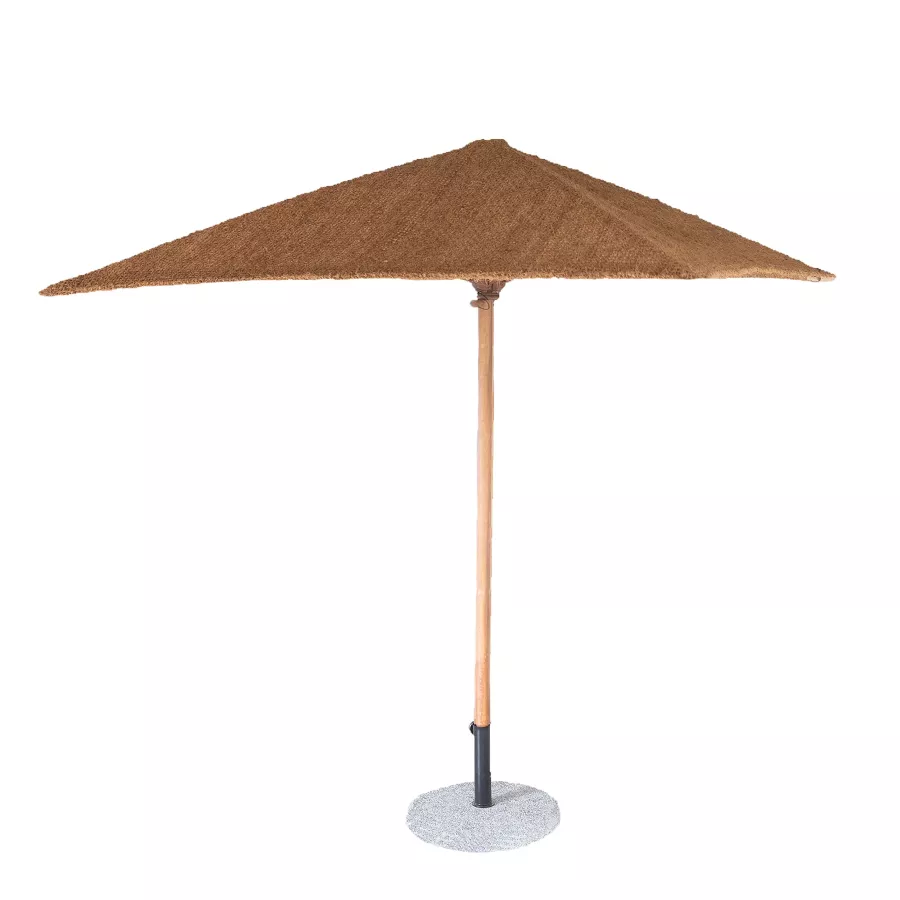 MX Home Ombrellone Parasole - Fibra di Cocco Naturale 2 x 2 m