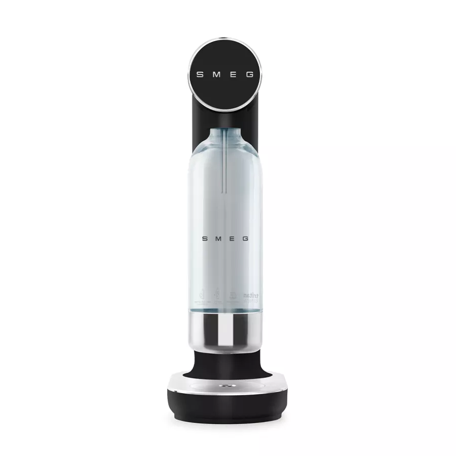 Smeg Gasatore d'acqua Manuale Nero opaco