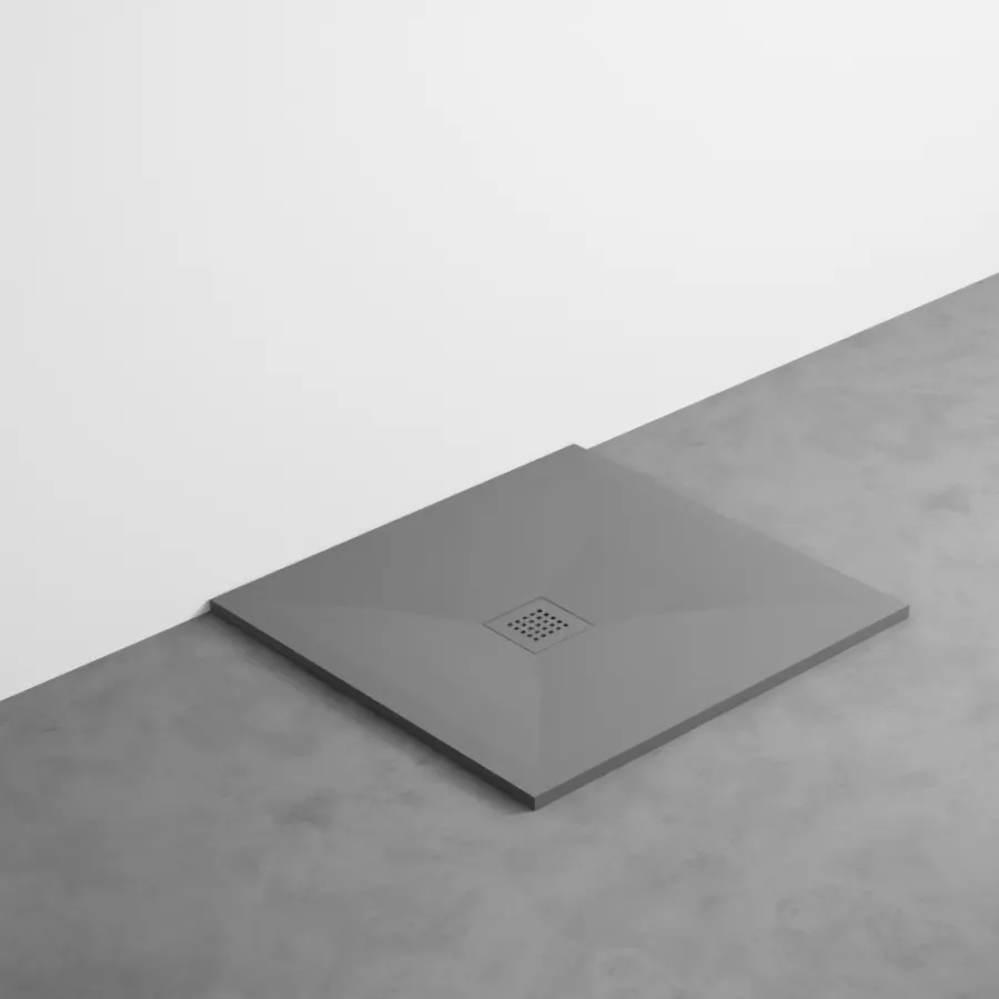 Cielo Venticinque Odwracalny Brodzik Prysznicowy – Szary Mat 90 x 90 cm