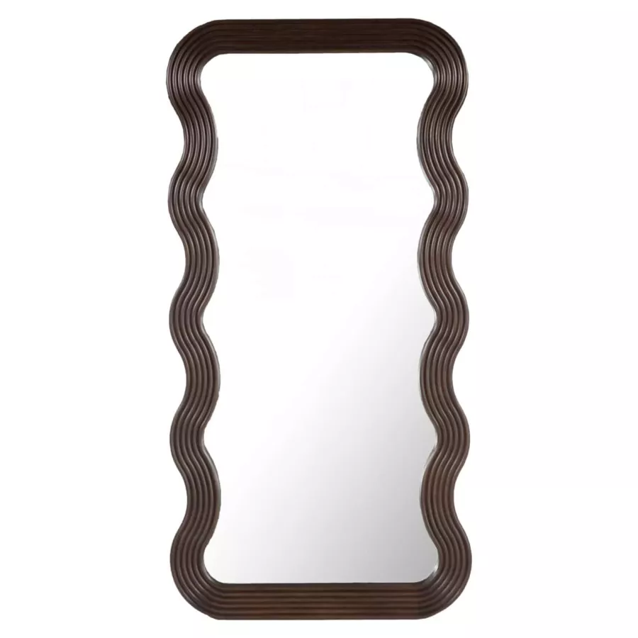 Richmond Interiors Mayfield Brown Mirror – Mango Wood Frame