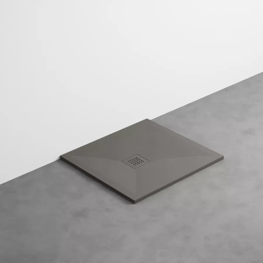 Cielo Venticinque Odwracalny Brodzik Prysznicowy – Taupe Mat 80 x 80 cm