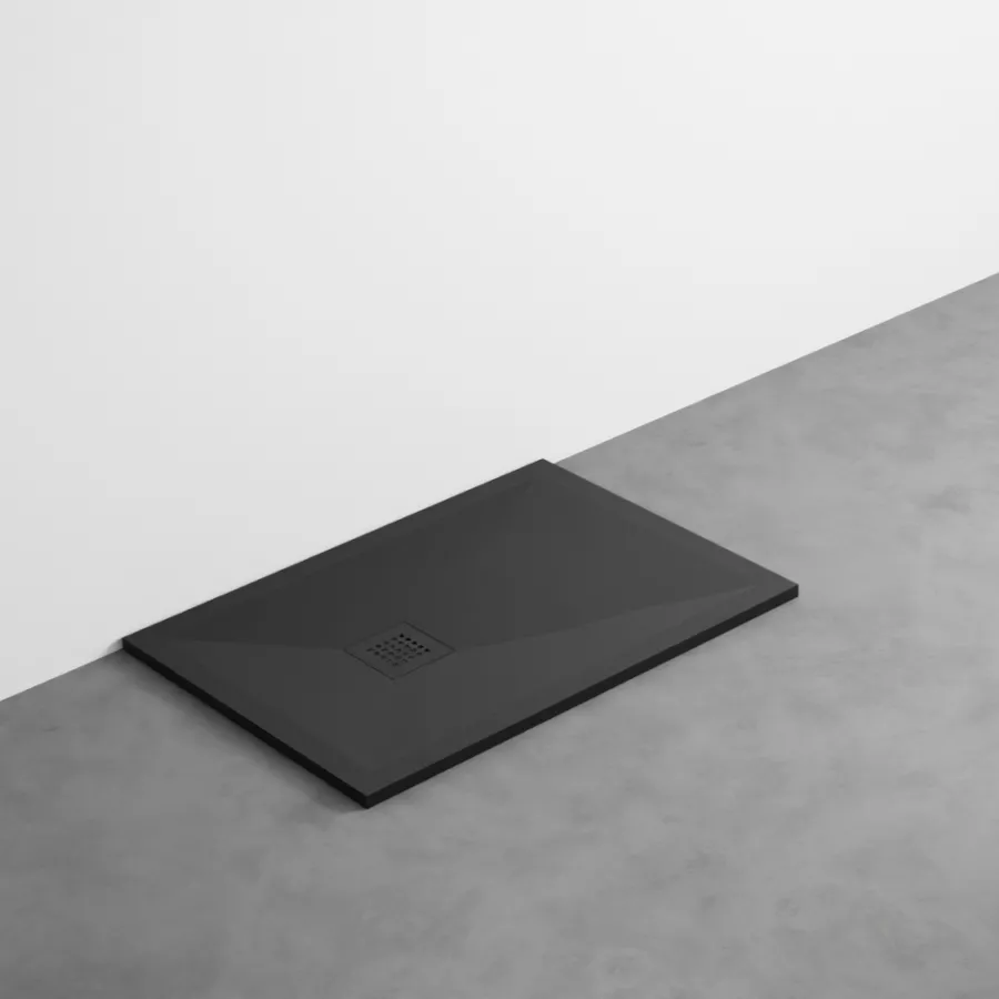 Cielo Venticinque Odwracalny Brodzik Prysznicowy – Czarny Mat 70 x 100 cm