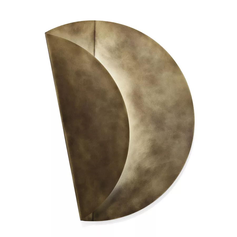 Mogg Plier Round Metal Wall Lamp – Gold Delabrè Finish