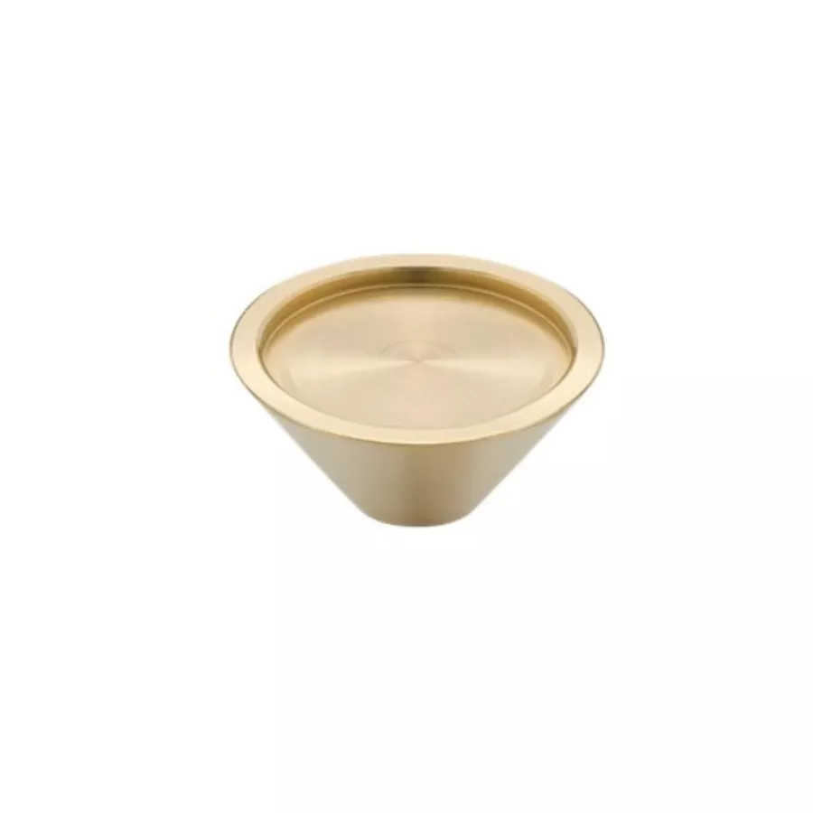 Knob Pap Deco Pik dot Brass