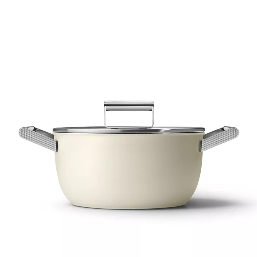 Smeg Nonstick Casserole Cream ⌀ 24cm