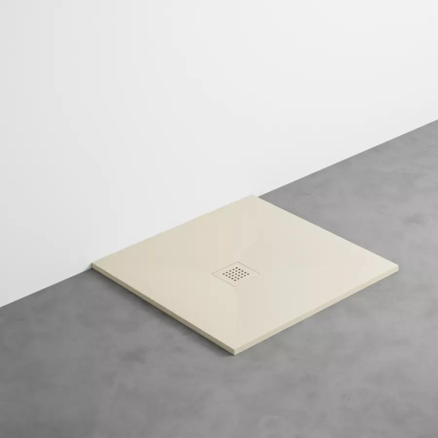 Cielo Venticinque Odwracalny Brodzik Prysznicowy – Krem Mat 90 x 90 cm