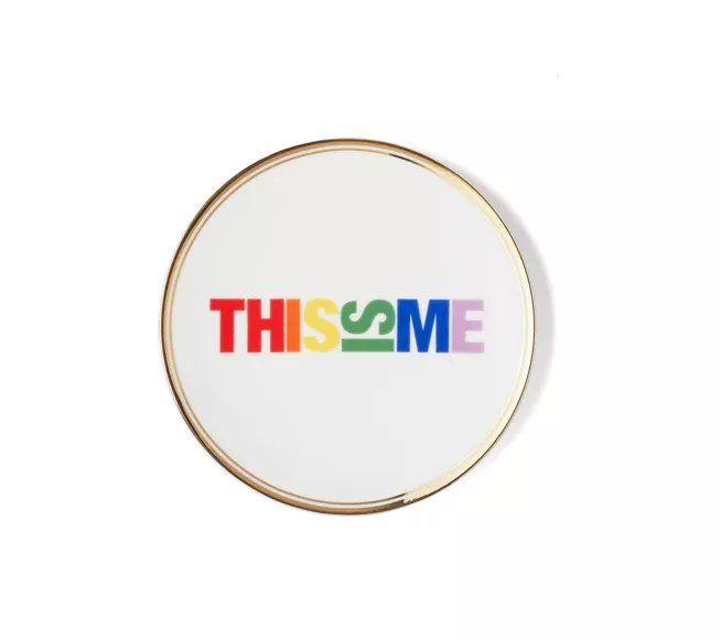 Bitossi Talerz "This is Me" Porcelana