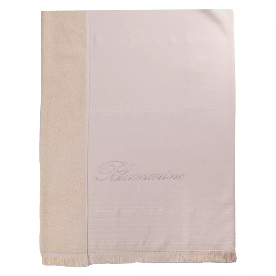 Ręcznik plażowy bawełniany Blumarine Home Isola – Piaskowy