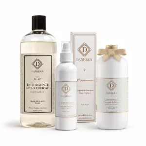 Danhera Laundry Gift Set: Delicates Detergent, Laundry Fragrance & Linen Spray
