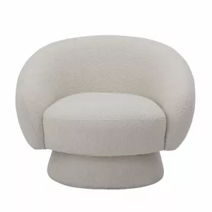 Lounge Chair Bloomingville Ted Bouclè White