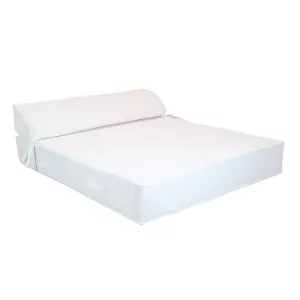 MX Home Letto Prendisole 2 Posti in Schiuma - Bianco Rafia