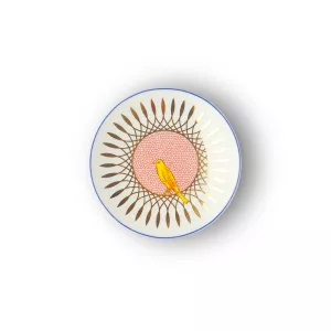 Bitossi Spodek Ptaszek Porcelana
