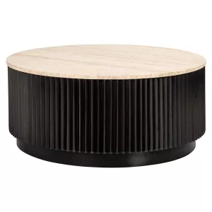 Richmond Interiors Hampton Dark Brown Coffee Table Ø90