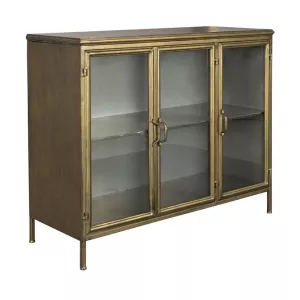 DutchBone Credenza Gertlush Oro - Ferro e Vetro