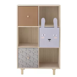 Libreria con cassetti Bloomingville Calle Paulownia Legno naturale