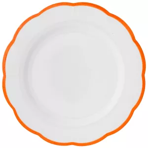 Bitossi Okrągły Półmisek Serwisowy Petalo Ironstone Biały – Ochra