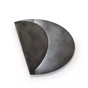 Mogg Lampa Ścienna Owalna z Metalu Plier – Wykończenie Peltro Delabré