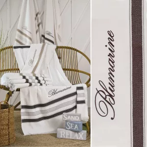 Ręcznik Plażowy Blumarine Home Circolo Nautico – Orzech