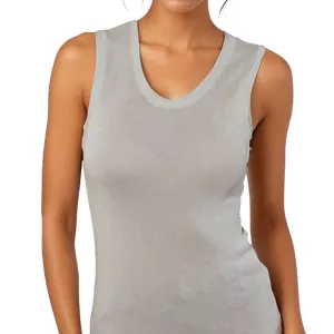 Top Tank Cedrina z Dzianiny – Beżowy