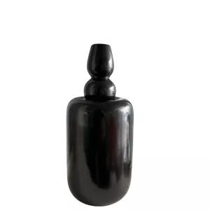 Sculpture Vase Artègo Botanica Black H21 cm