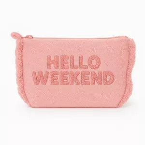 Marinette Saint-Tropez Trousse in Spugna Hello Weekend - Rosa