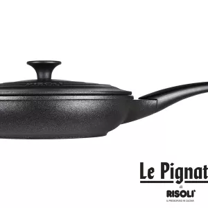 Risolì Patelnia z Pokrywką Le Pignatte® – Aluminiowy Odlew Indukcja Ø 20 cm