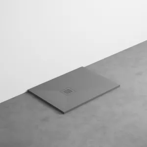 Cielo Venticinque Odwracalny Brodzik Prysznicowy – Szary Mat 70 x 90 cm