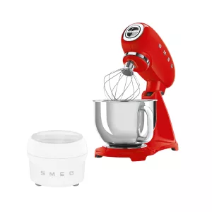 Smeg Set Impastatrice con accessorio Gelatiera Rosso
