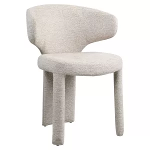 Richmond Interiors Dining Chair with Armrests Viola Natural Linear – Beige