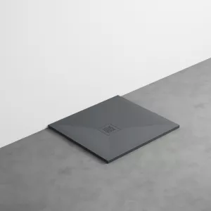 Cielo Venticinque Odwracalny Brodzik Prysznicowy – Łupek Mat 80 x 80 cm