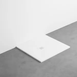 Cielo Venticinque Odwracalny Brodzik Prysznicowy – Biały Mat 90 x 90 cm