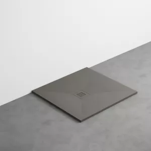 Cielo Venticinque Odwracalny Brodzik Prysznicowy – Taupe Mat 90 x 90 cm