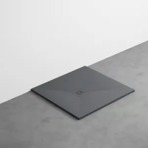 Cielo Venticinque Odwracalny Brodzik Prysznicowy – Łupek Mat 90 x 90 cm