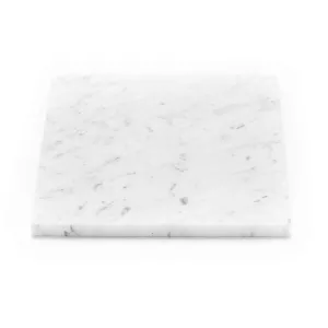 Marmolove Base quadrata in marmo bianco di Carrara Almeno le basi