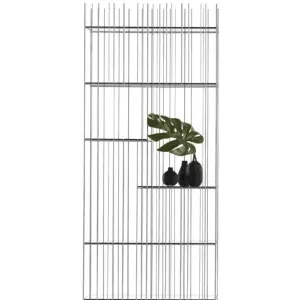Mogg Freestanding Bookshelf Metrica A Titanium