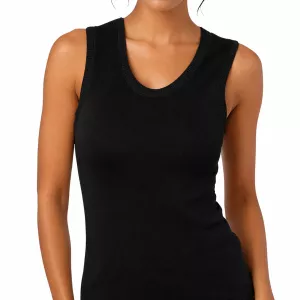 Top Tank Cedrina z Dzianiny – Czarny