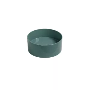 Lavabo tondo da appoggio Cielo Theo Verde smeraldo Lucido