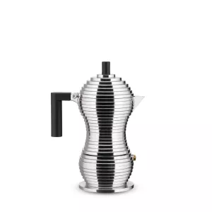 Moka 1 cup Alessi Pulcina Black