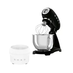 Smeg Set Impastatrice con accessorio Gelatiera Nero