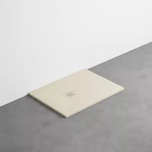 Cielo Venticinque Odwracalny Brodzik Prysznicowy – Krem Mat 70 x 90 cm