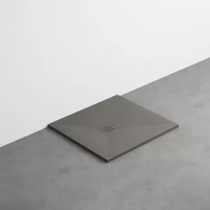 Cielo Venticinque Odwracalny Brodzik Prysznicowy – Taupe Mat 80 x 80 cm