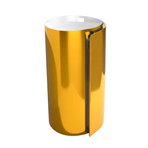 Lavabo freestanding Flaminia Monoroll Metal Oro Lucido