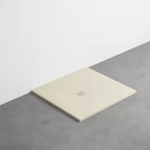 Cielo Venticinque Odwracalny Brodzik Prysznicowy – Krem Mat 90 x 90 cm