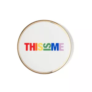 Bitossi Talerz "This is Me" Porcelana
