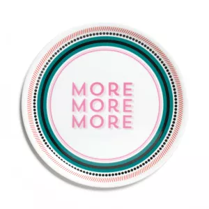 Bitossi Pizza plate MoreMoreMore Porcelain